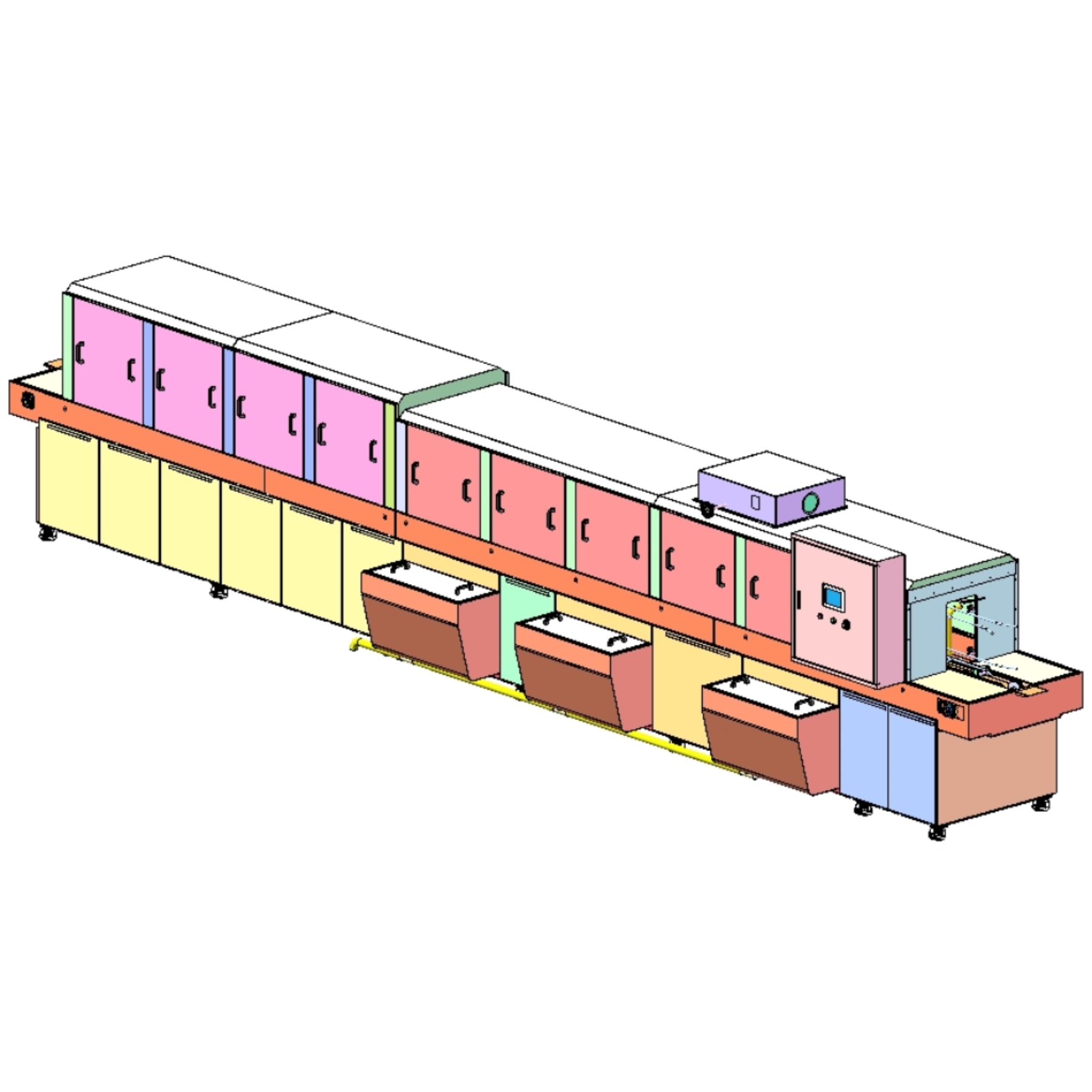 Andrew Ma Fu Machinery Stroj na mytí a sušení plechů na pečení
