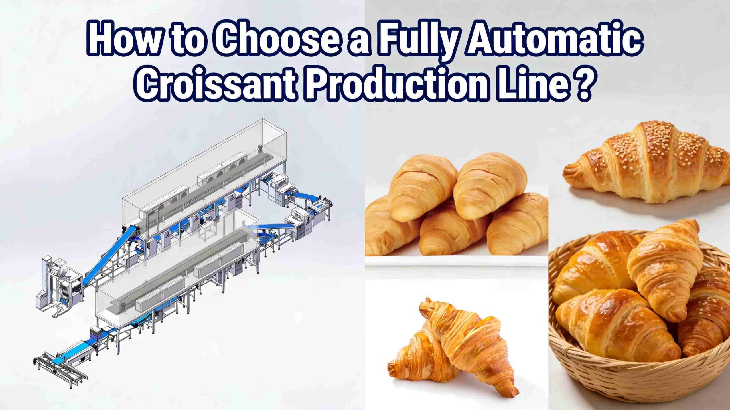 כיצד לבחור קו ייצור קרואסון אוטומטי לחלוטין