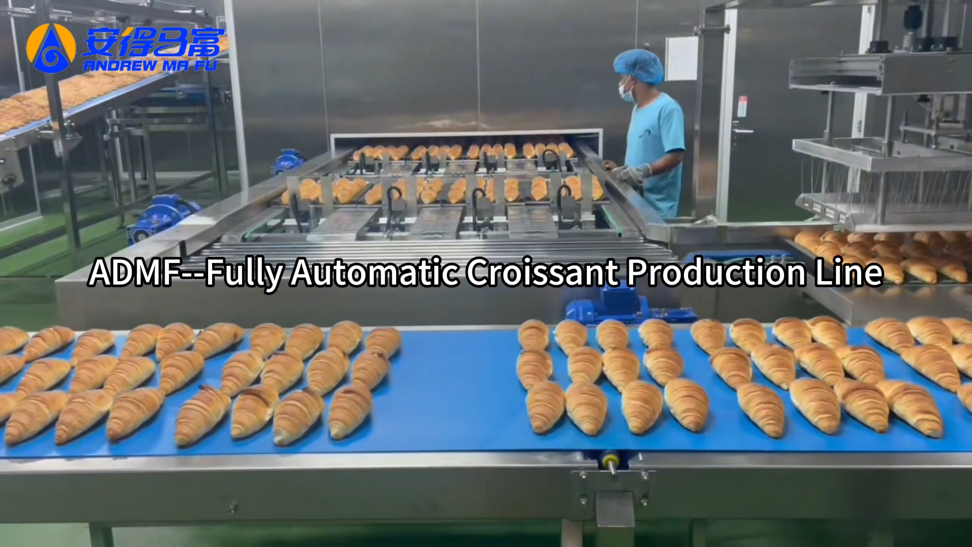 Andrew Mafu Machinery spouští plně automatickou linku na výrobu croissantů