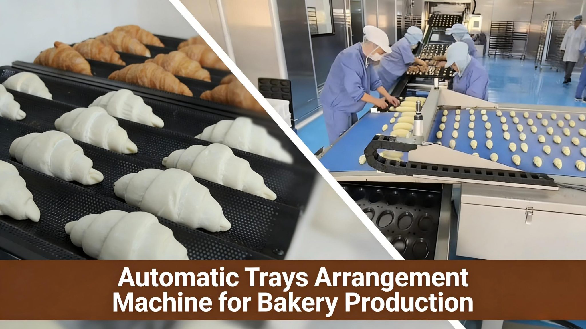 Automatic Trays Arrangement Machine for Bakery Production