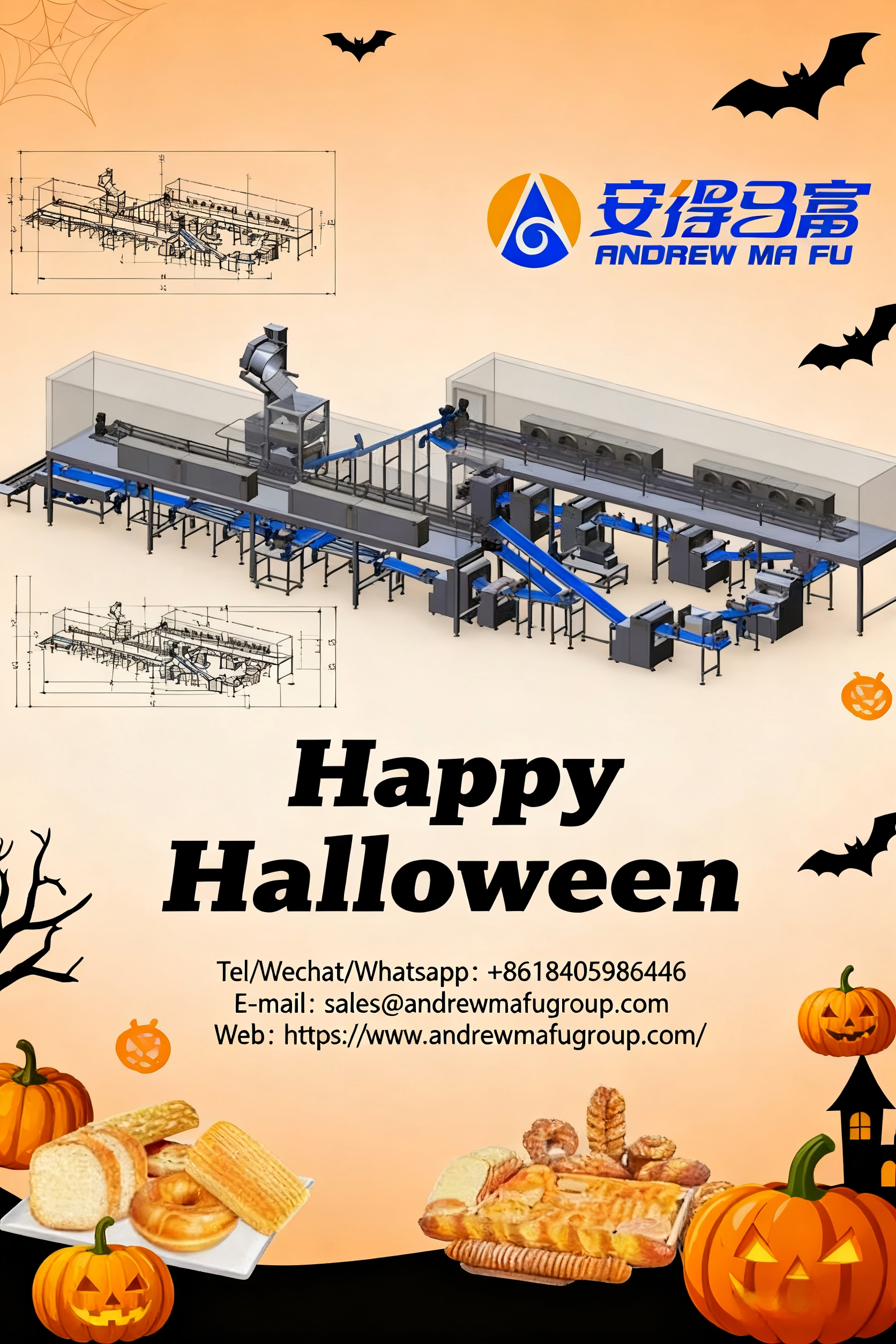 🎃 Šťastný Halloween od Andrew Mafu Machinery!
