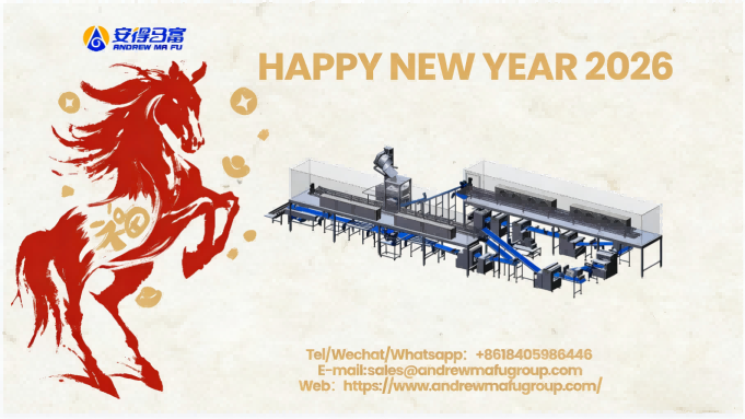 Andrew Mafu Machinery برای مشتریان جهانی سال 2026 موفق و شاد آرزو می کند